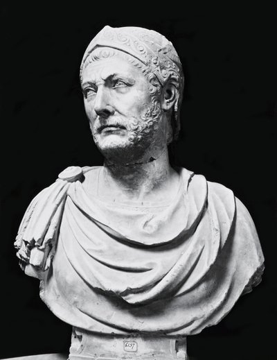Hannibal (247-c.183 v.Chr.) door Roman Roman
